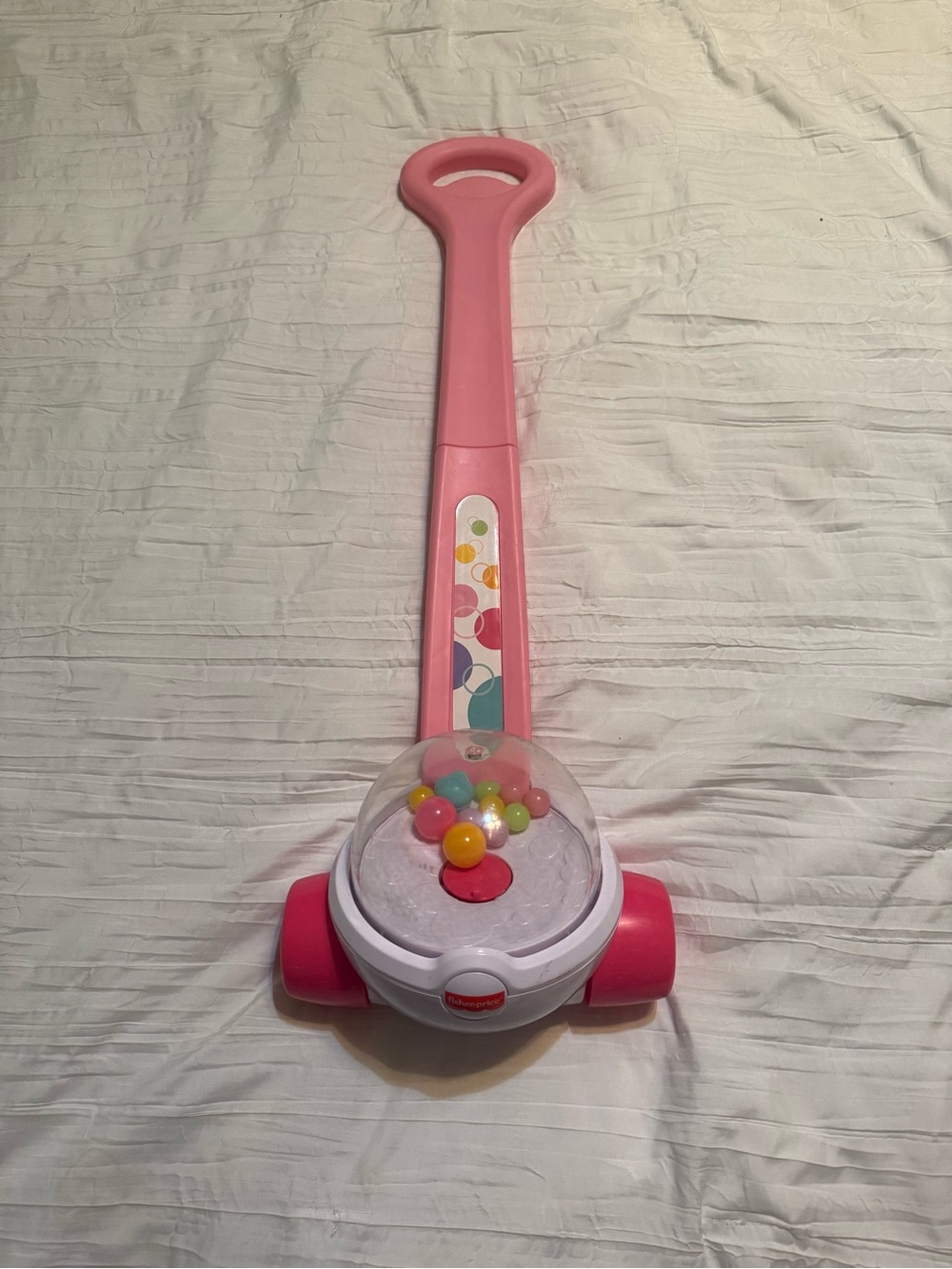 Fisher-Price Pink Push-Along Ball Popper Walker